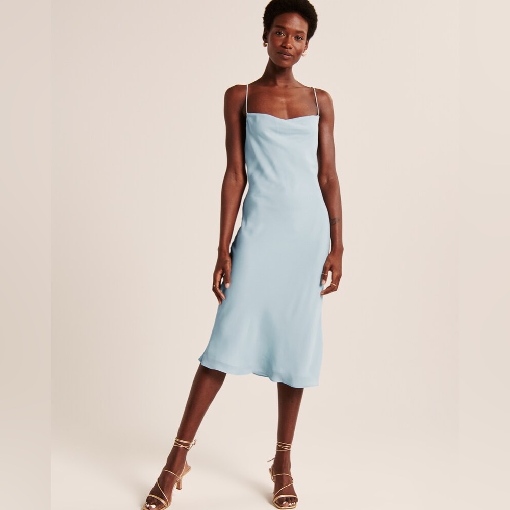 Abercrombie cowl neck slip dress